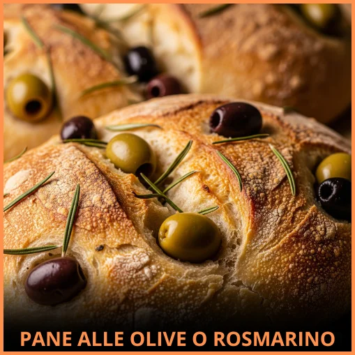 Pane alle olive o rosmarino